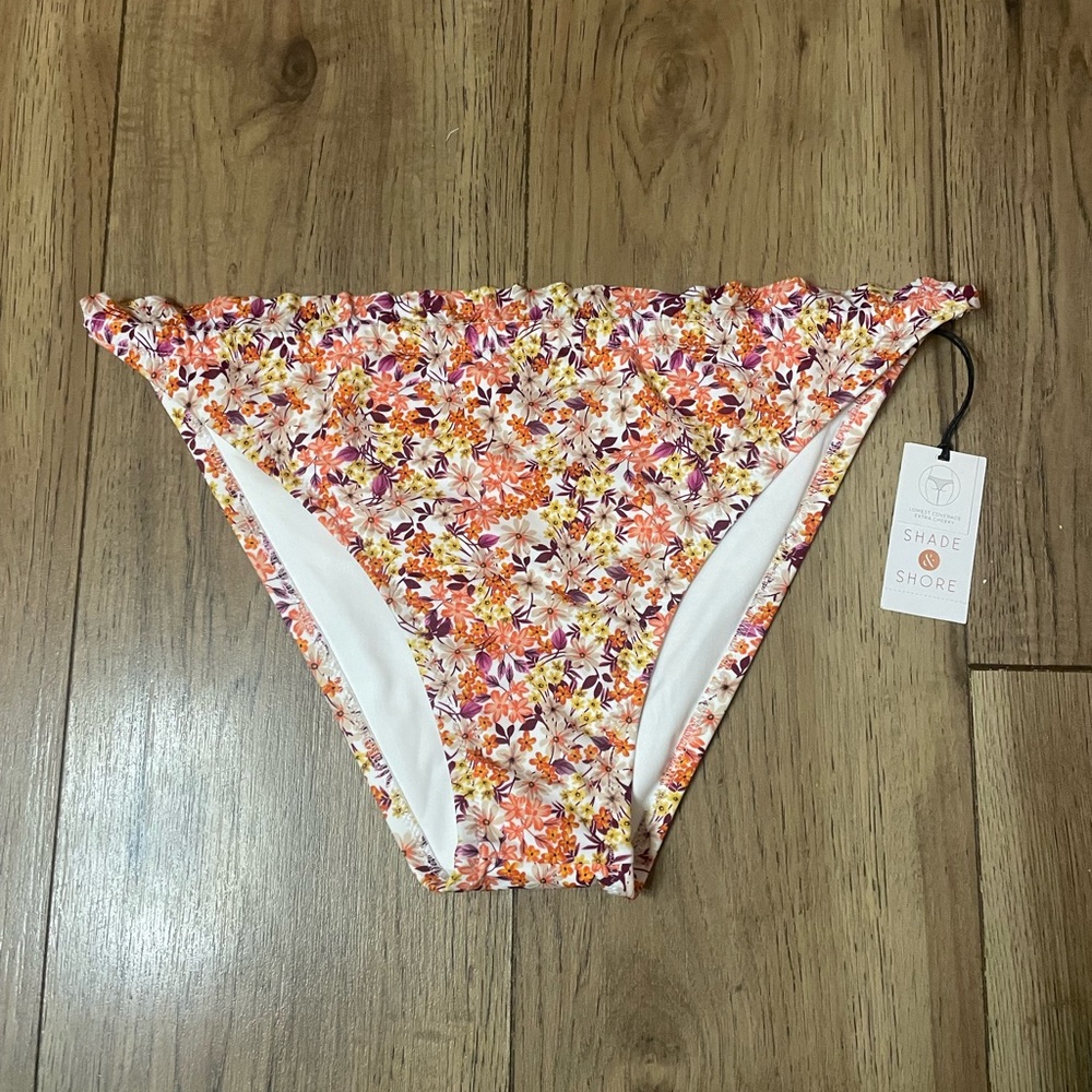 Shade & Shore Floral Bikini Bottoms